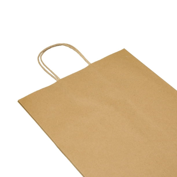 Prime Time Packaging 65LB Kraft Paper Bags 10 x 7 x 12