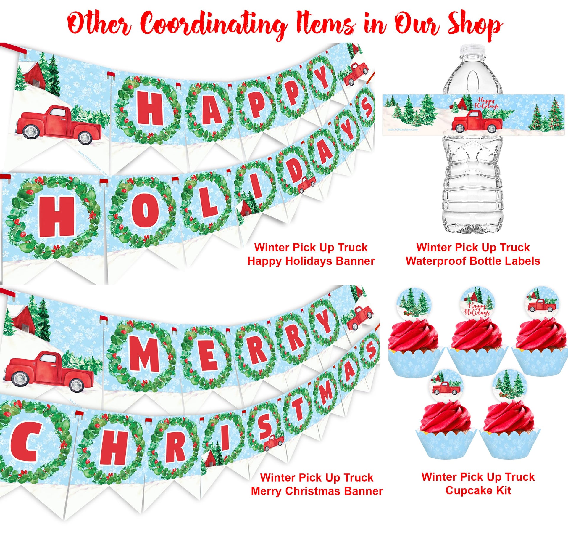 Nutcracker Happy Holidays Banner - Party Supplies - Christmas Party Decoration
