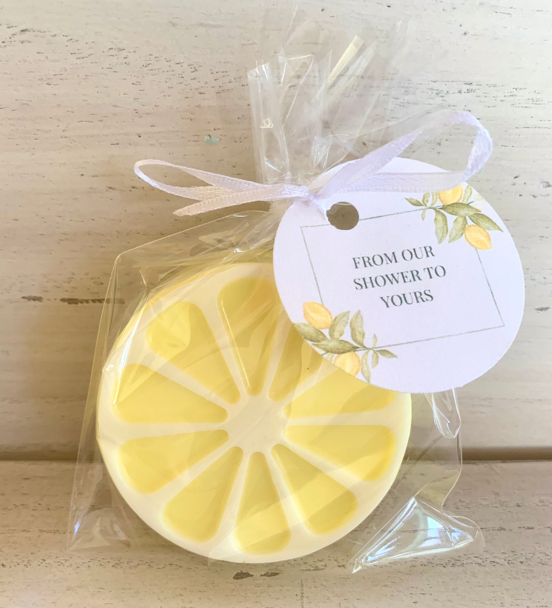 10 Lemon Soap Party Favors