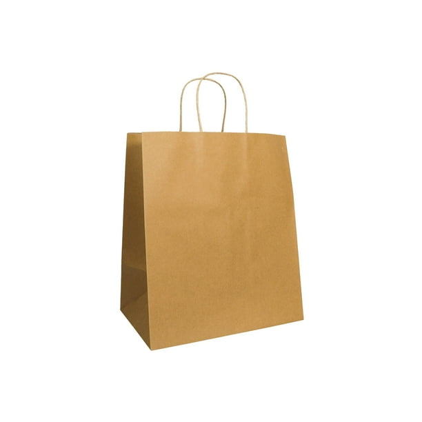 Prime Time Packaging 65LB Kraft Paper Bags 10 x 7 x 12" (QTY:250)