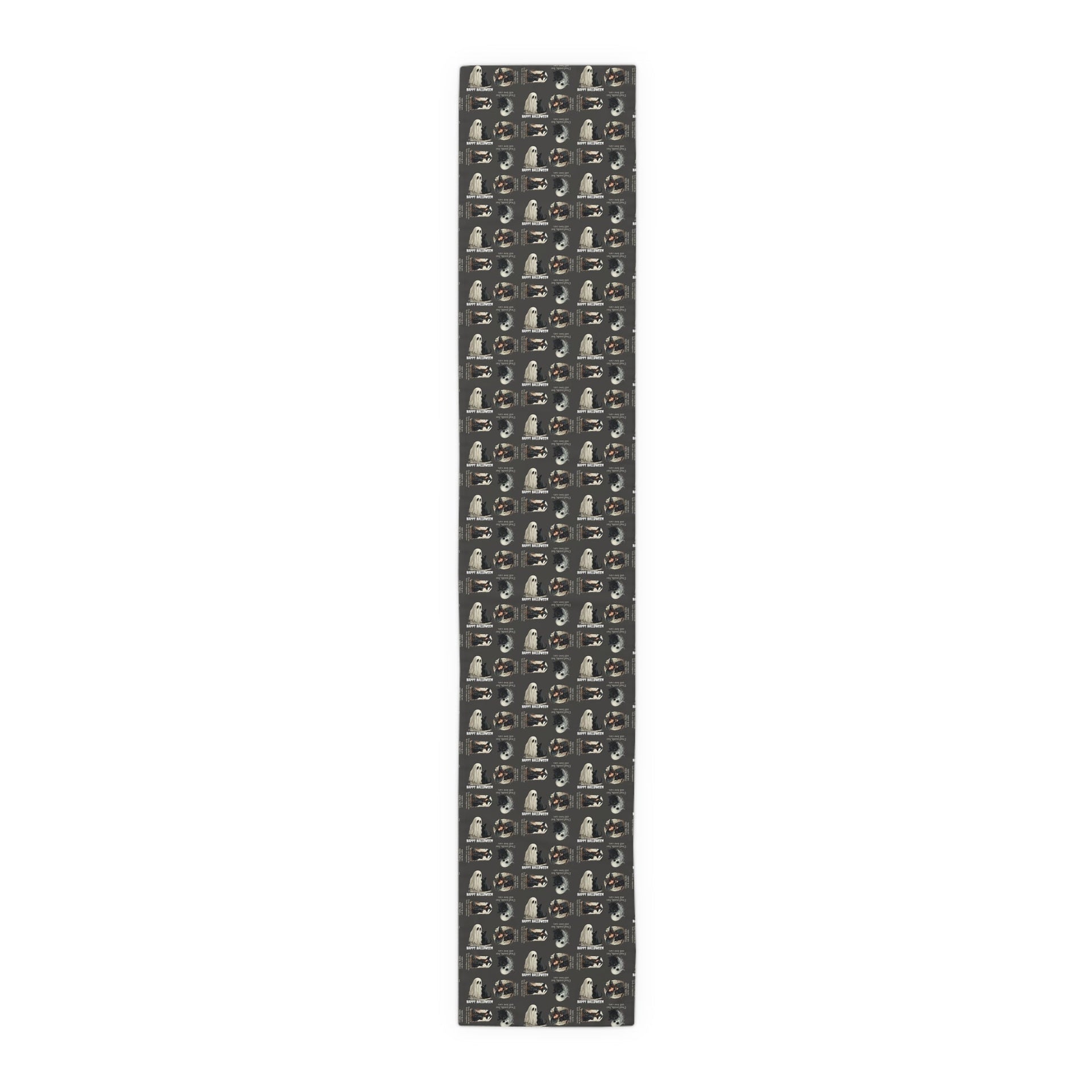 Cat Themed Halloween Table Runner for Festive Decoration
