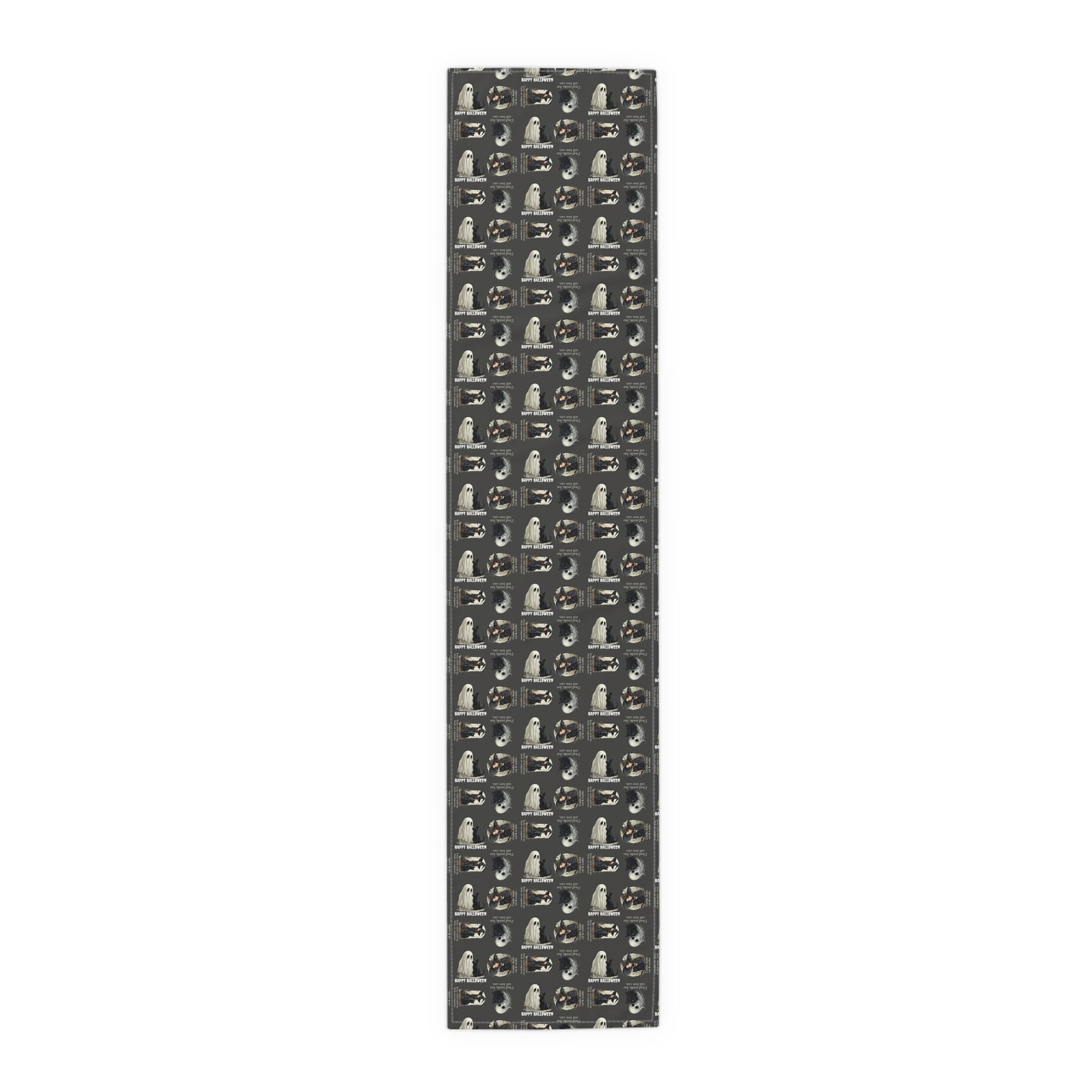 Cat Themed Halloween Table Runner for Festive Decoration
