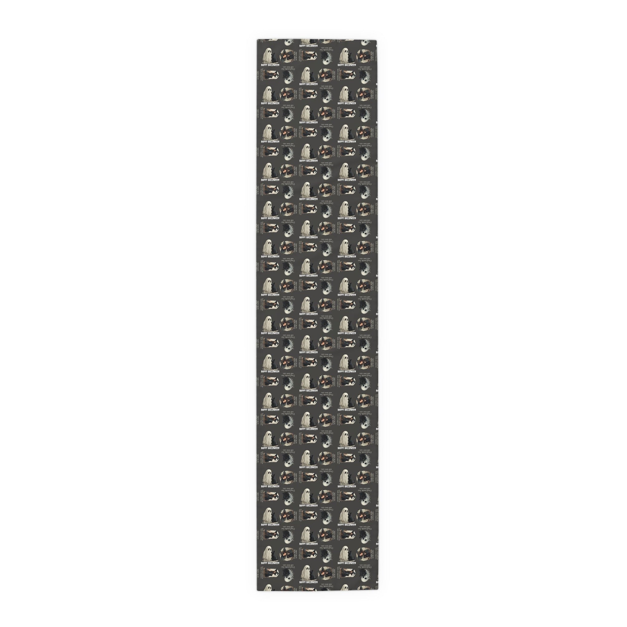 Cat Themed Halloween Table Runner for Festive Decoration