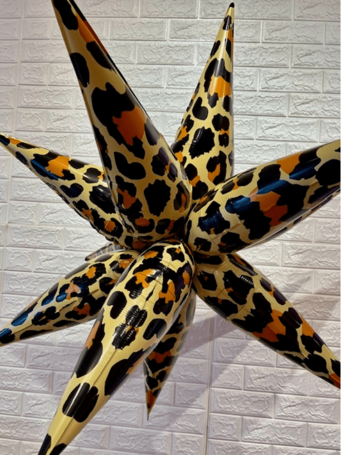 Leopard Print Starburst Cluster Balloon – 40