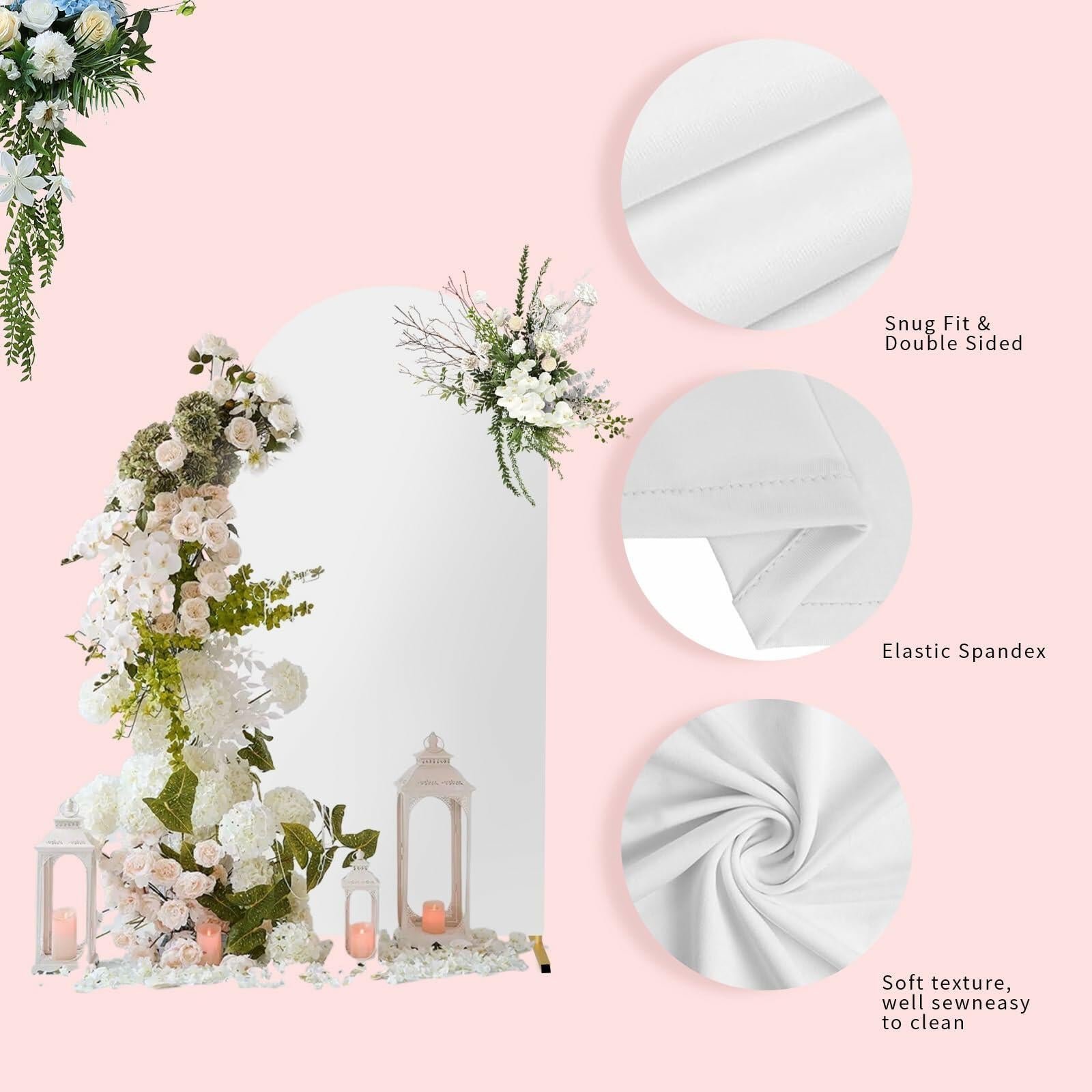 Wedding Arch Frame – 7.2FT Gold Balloon Backdrop Stand